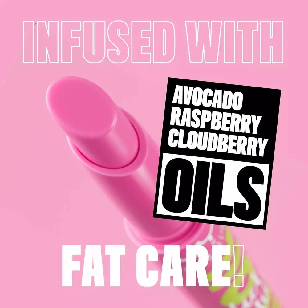 NEW NYX Fat Oil Slick Click Shiny Lip Balm Clout 02 Soft Baby Pink Vegan 2g